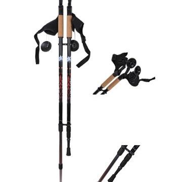 China High quality durable 6061/7075 alum, carbon fiber canes trekking pole and riser pole for sale