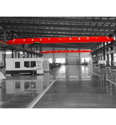 China Bridge Crane Promotional High Quality Beam Crane Electric Crane Moving Single Beam Overhead Bridge Crane for sale