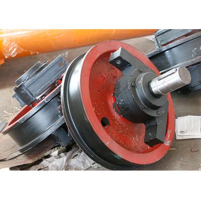 China Factory Sale Various Crane Spare Parts Forged Crane Wheels For Sale for sale