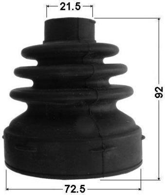 China MAZDA MX-6 Automotive Rubber Boot Outer Cv Joint Kit 49507-2DA00 49507-38D00 for sale