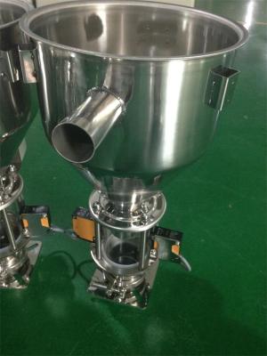 China 24L Capacity Glass Structure Vacuum Hopper Loader 15w 18.5kg 320kg/h CE for sale