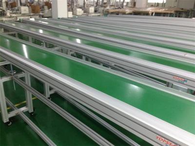 China 0-6M/Min Automatische pvc-Riemtransportband met Regelbare Hoogte en Snelheid Te koop