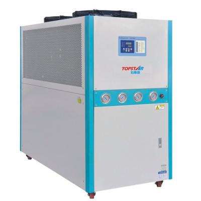 China 5hp / 10hp / 15hp Air Cooled Industrial Water Chiller , Air Cooled Screw Chiller for sale