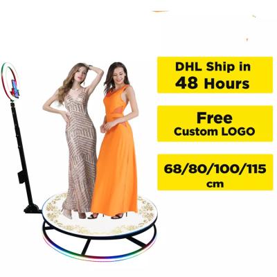 China Party New Design Degree Ipad Selfie Abyss Glass Photobooth Slow Motion Inflatable Tent 360 Photo Booth With Software Stand for sale