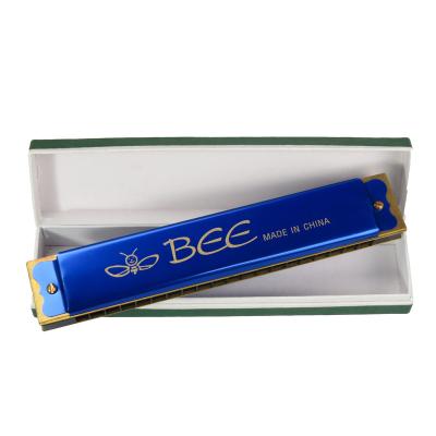 China ABS+Metal DF20-1 Bee Brand Harmonica 20 Hole Study Harmonica For Sale for sale