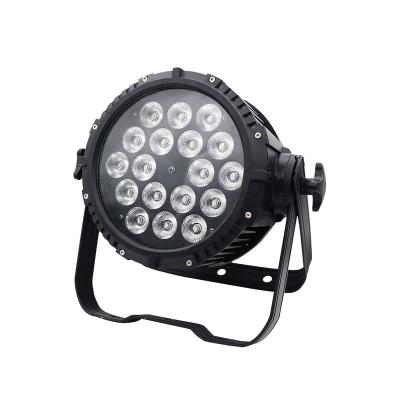 China Waterproof Led Par 18Pcs 10W RGBW Lightweight 4 IN 1 Parcans DMX 512 Coloration Led Par Par Rain Control For Stage Outdoor for sale