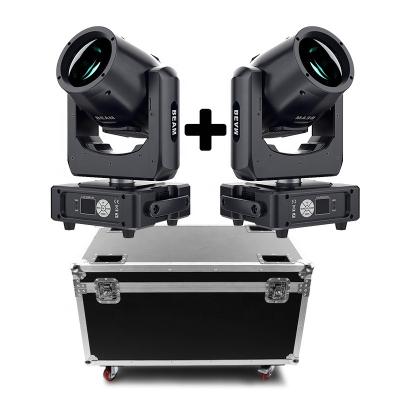 China Stage 2 IN 1 Flightcase Pack 7R Sharpy Mini Beam 230W Stage Light 128cm Diameter High Moving Head High Bright For Party Disco Club for sale