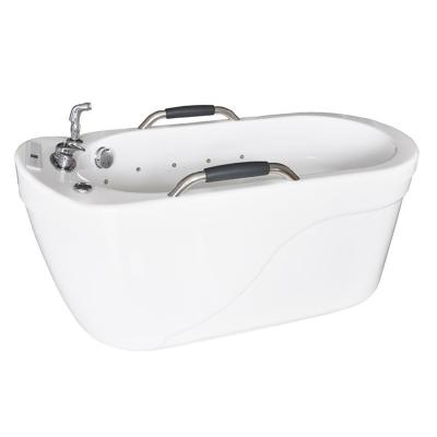 China Supply 95L 220v 2.3kw 8mm Professional Acrylic Anti-dry Bathtub Rehabilitation Whirlpool Bathtub for sale