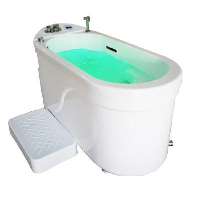 China Competitive Price 95L 220v 2.3kw 8mm Acrylic Anti-dry Bathtub Rehabilitation Whirlpool Bathtub for sale