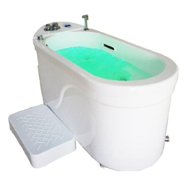 China Supply 95L 220v 2.3kw 8mm Acrylic Special Anti-dry Low-limb Bathtub Rehabilitation Whirlpool Bathtub for sale