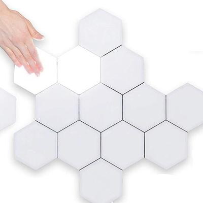 China Commercial Indoor Bedroom Lights Bedroom Touch Honeycomb Atmosphere Coffee RGB Lamp Hexagon Led Wall Use Night Light for sale