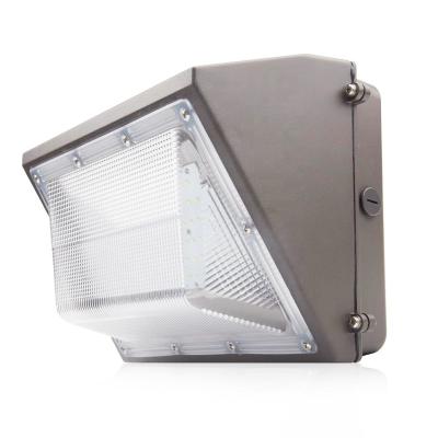 China Polycarbonate Tempered Glass IP65 Rated 60W 100W WallPack Waterproof Outdoor Commercial Light Fixture Led Wall Pack Lights for sale