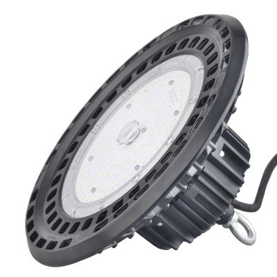 China Warehouse High Lumen PIR Motion Sensor Dimming 200W Led High Bay Lights UFO Lamp Fixture for sale