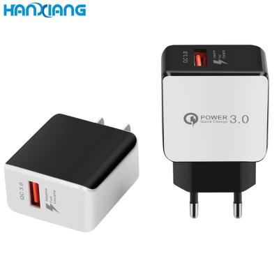 China Mobile Phone Power Adapter Travel Mobile Phone Accessories USB QC3.0 Plug Single Wall Plug Charger/Other Usb 18w And Qc3.0 PD Devices fast usb for sale