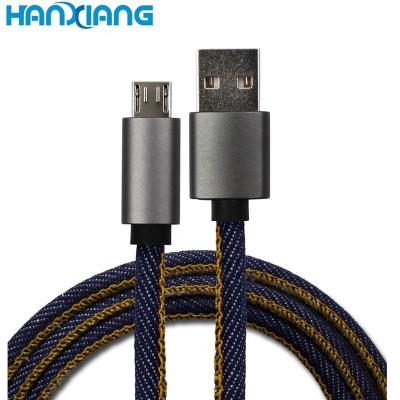 China For Mobile Phone and Other USB Devices Fashionable USB Nylon Micro Braided Micro Data Cable Import Mobile Phone Accessories Fast Charging for sale