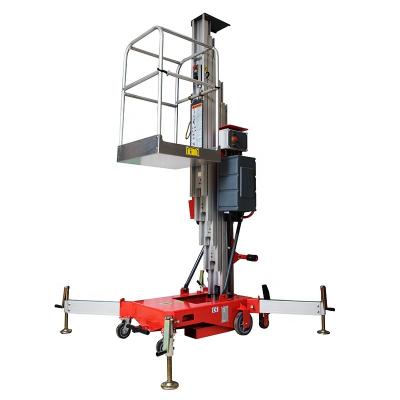 China Vertical Hydraulic Aluminum Hotel Man Lift Aerial Platform Lift 12m for sale