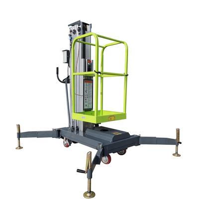 China High Quality Hydraulic Aluminum Mini Aerial Work Platform Lift for Hotels for sale