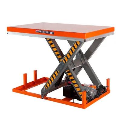 China Hotels 1.2m Electric Scissor Lift Table Pallet Lift for sale