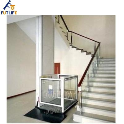 China Hotels 0.5m 1.5m Outside Lift Two Blocks Wheelchair Elevator Lift Lift for sale