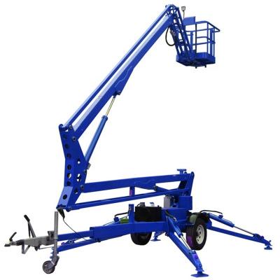 China Hotels Telescopic Boom Lift Man Lift Equipment 8-20m Spider Aerial Lift for sale