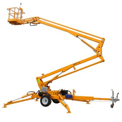 China Hotels 10m~22m Hydraulic Articulated Boom Telescopic Cherry Picker Lift for sale