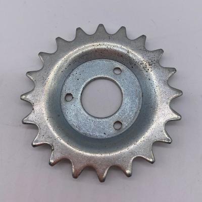 China Multifunctional Sprockets Hardware Stamping Parts Silver Galvanized Iron, Iron 100 Pcs ISO 9001:2015 0.16kg CN; ZHE Custom Size for sale