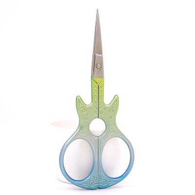 China Durable Hot Selling 4 Color Eyebrow Manicure Scissors Classic Rainbow Nail Stainless Steel Nail Scissors for sale