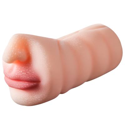 China Silicone Masturbator Tongue Licking Sucking Doll xxx Girl Plug-in Male Vibrator for sale