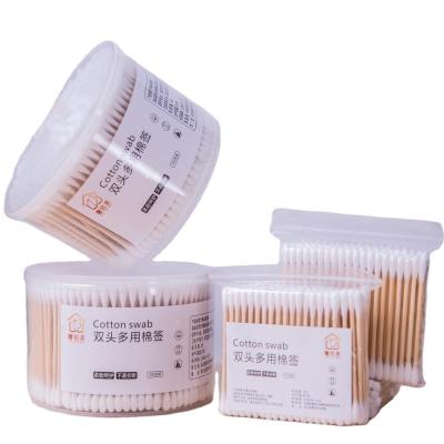 China 2021 Hot Sale 150pcs One Time Cotton Buds Q Tips Cosmetic Cotton Swabs for sale