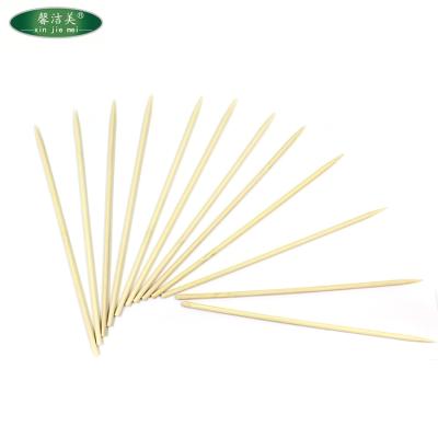 China Custom BBQ Tools Easily Cleaned 30cm Stick Wooden Skewer for sale