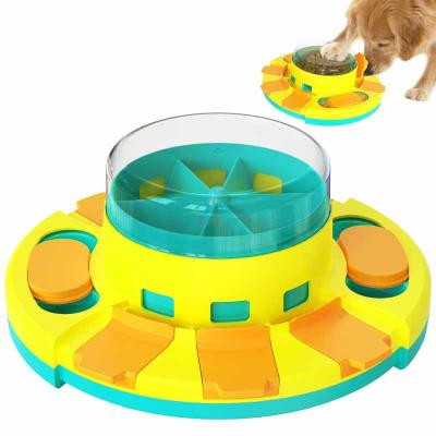 China Best Sustainable Selling New Pet Puzzle Press Bowl Dog Slow Feeding Bowl for sale