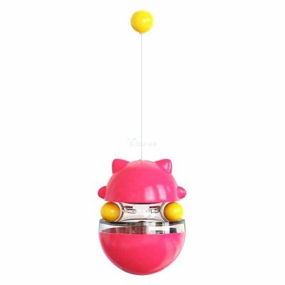 China Hot Selling Stocked Pet Accessories Cat Toy Ball Cat Food Ball Lucky Pet Toy for sale