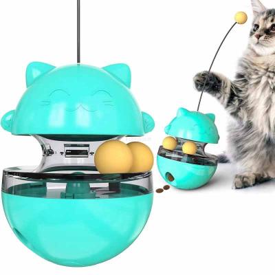 China Glass Stocked for Pets Tumbler Ball Pet Feeder Ball Sinks Ball Pet Educational Toy Train Interactive Toy Ball for sale