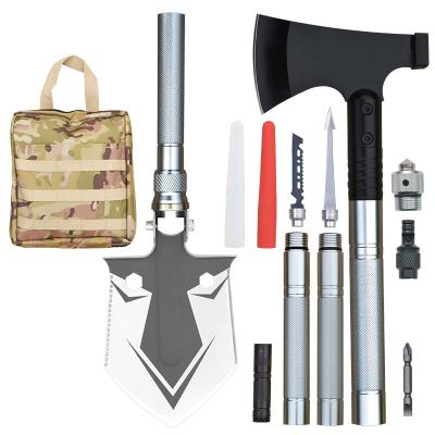 China Camping.hiking.self-driving equipment.riding camping.emergency tools. Hot Selling Garden Tactical Instant Light Gear Survival Ax Shovel Amazon Car Equipment Shovel Camping Equipment for sale