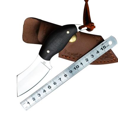 China Non-variable Knife D2 Steel Outdoor Straight Handle Outdoor Army Knives Kitchen Gear Self-Defense Wooden Knife for sale