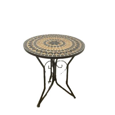 China Traditional All Weather Indoor Dining Mosaic Table Chairs Sets Mosaic Mosaic Chair for sale