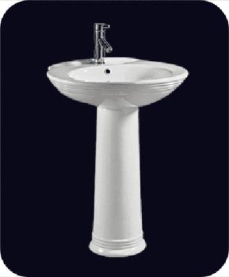 China Other Bathroom Toilet Pedestal Sink Hand Wash Basin With Stand for sale