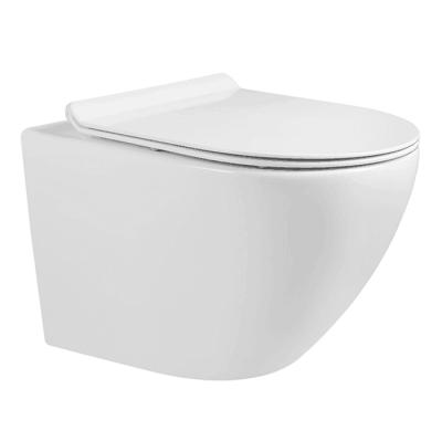 China High Quality Wall Hung Toilet of Ceramic Wc Simas from Chaozhou Manufacturer of Double-flow for sale