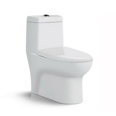 China HB-1367 Classic Double-Flow Hotel Toilet Siphonic One-Piece Toilet Commode for sale