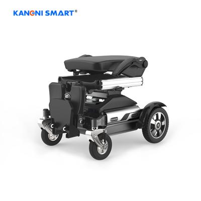 China Aluminum Alloy Good Prices Power Foldable Wheelchair On Nanjing Kangni Smart KS1 Promotion Discount for sale