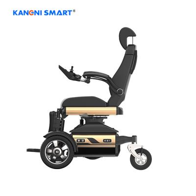 China Aluminum Alloy KS1 Model Electric Power Mobility Wheelchair For Outdoor Indoor Off Road Leisure for sale