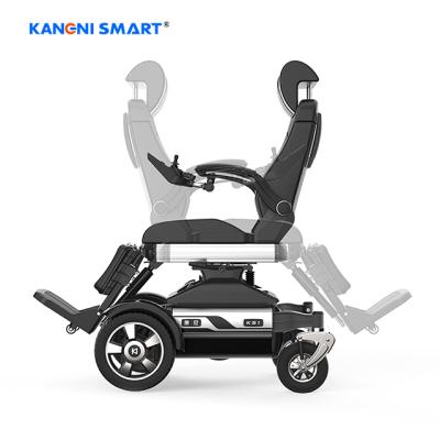 China New Product Rehabilitation Aluminum Alloy Folding Electric Wheelchair Medical Good Factory Price With Seat Lifting Reclining Function for sale