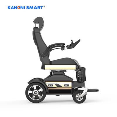 China Aluminum Alloy K163N Power Wheelchair Flagship Model Standing Function Seat Full Lift Function for sale