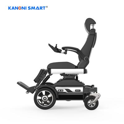 China K169N Alloy Aluminum Electric Wheelchair With Sitting Assist Standing Function Adjustable Seat Ergonomic Wheelchair for sale