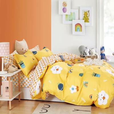 China 100% European And American Style Cotton Bedding Sets Kids Bed Sheet for sale