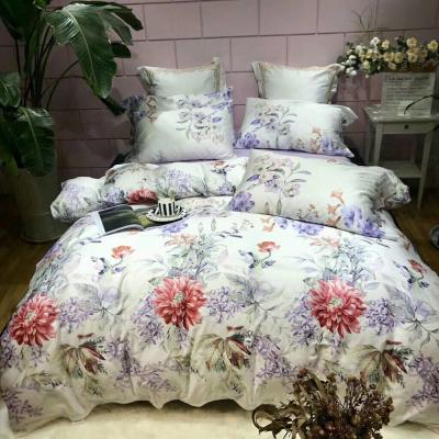 China Queen/King Reactive Prints Nondisposable Size, 100% Long Staple Cotton Duvet Cover Set, High Grade 60S Sheet for sale