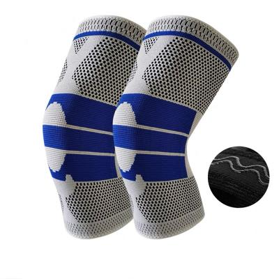 China Adjustable High Elastic Heating Sports Protect Compression Sleeve Full Leg Knee Protector Non-Slip Breathable Running Cycling Long Pad for sale