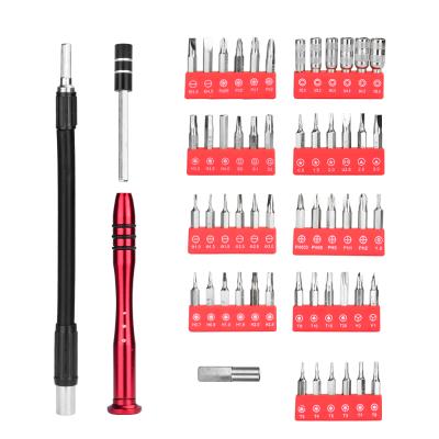 China Household Use VCAN 58 in 1 Aluminum Alloy Screwdriver Tool Kit Cr-v Precision Screwdriver Bit Set for Labtop Phone for sale