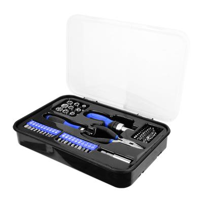 China 6150 Cr-V VCAN 73PC Screwdriver Hand Tool Box Set Industrial Household Use Box Set Pliers Hand Tool for sale