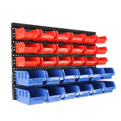 China Plastic Tool Box Modern Warehouse Accessories VCAN Bins Storage Boxes Tool Shelf Storage Box for sale